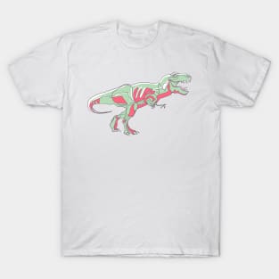 Hand drawn T-rex dinosaur vector illustration T-Shirt